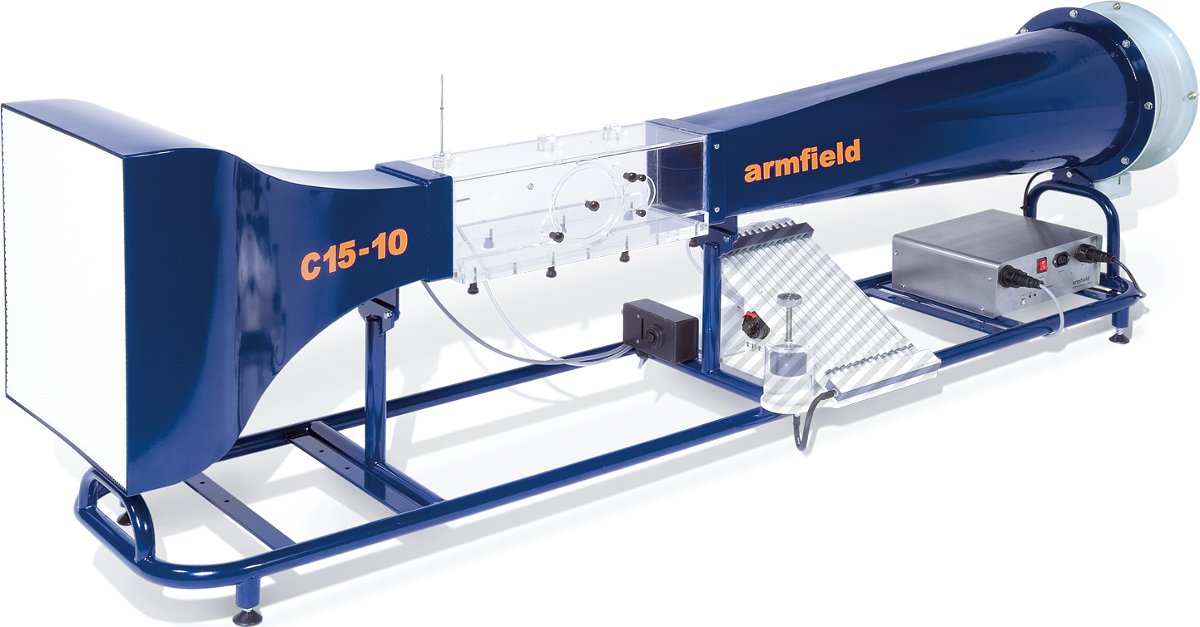 Túnel de viento subsónico con conexión a PC C15-10-A