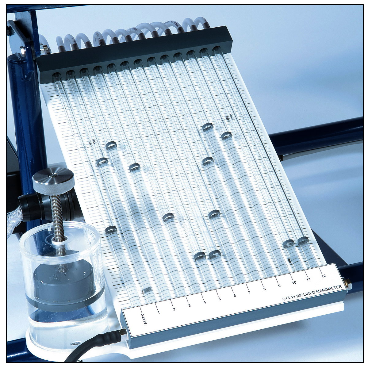 Multimanómetro de tubos inclinados C15-11