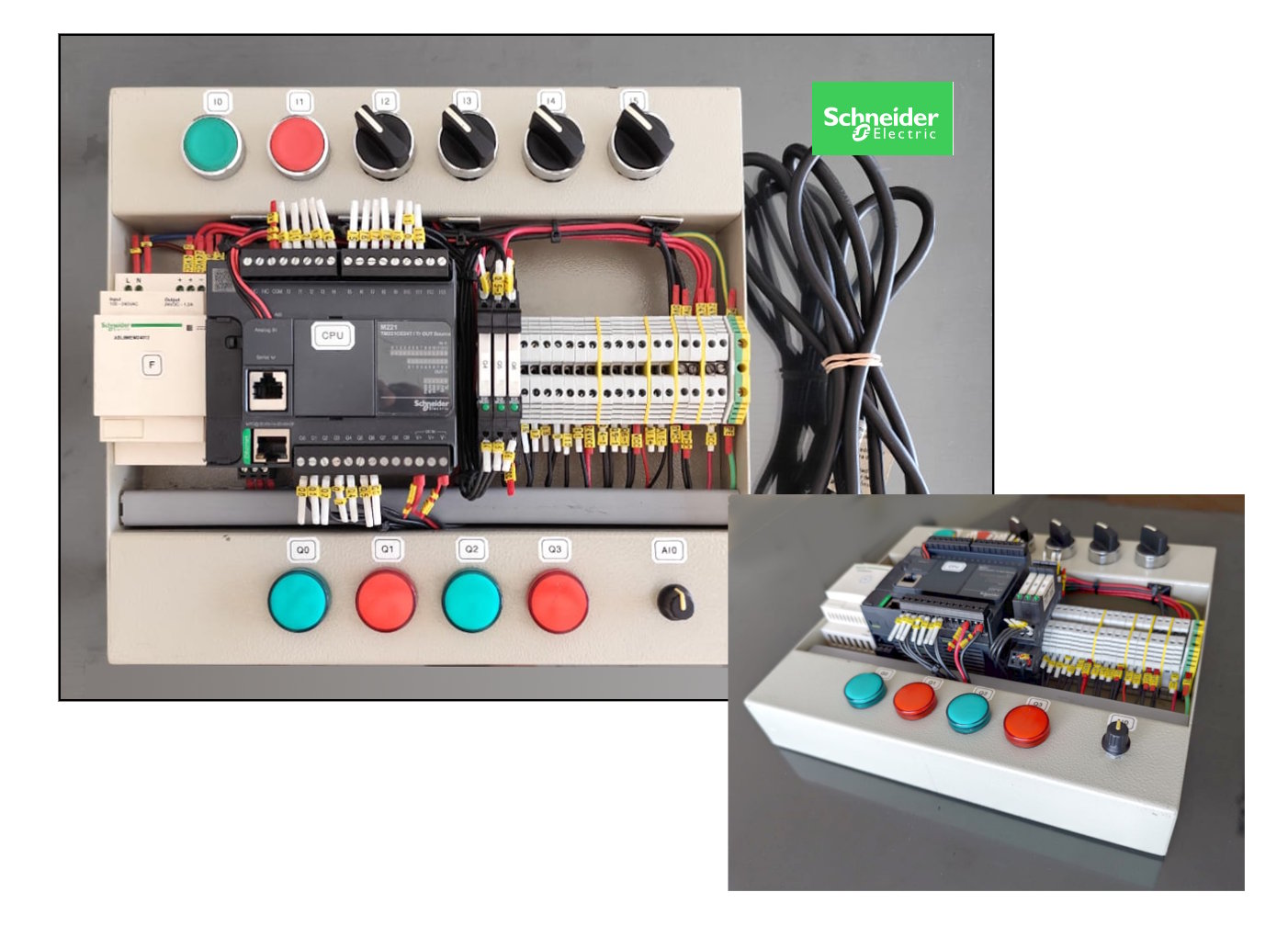 Módulo Didáctico con PLC compacto Modicon M221CE24T SCH PLC M221CE24T