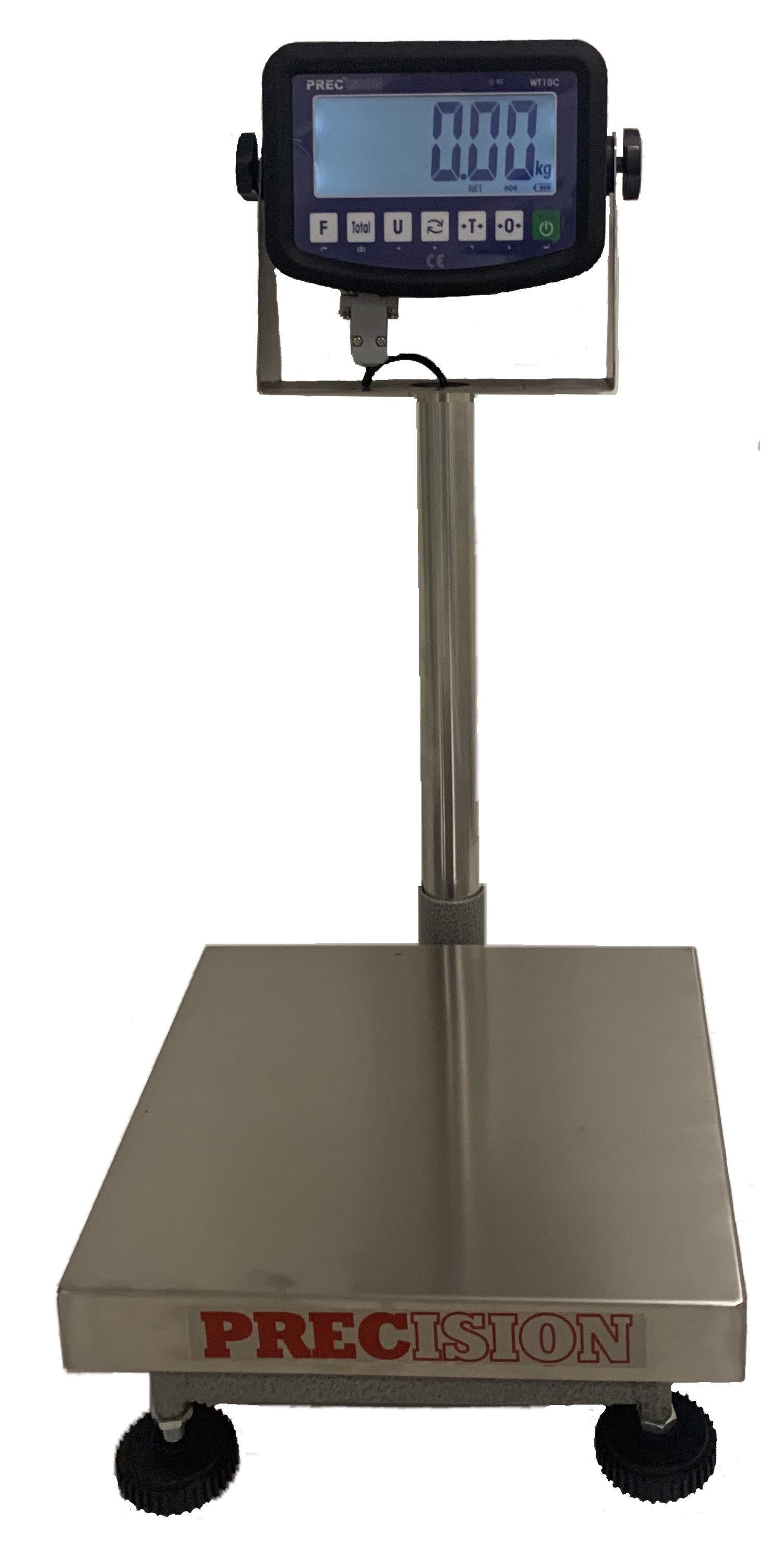 Balanza electrónica de plataforma, 60 kg x 10 g, con cabezal y columa Y45C60-WT10C