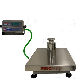 Balanza electrónica de plataforma, 60 kg x 10 g, con cabezal Y45S-EL-5B