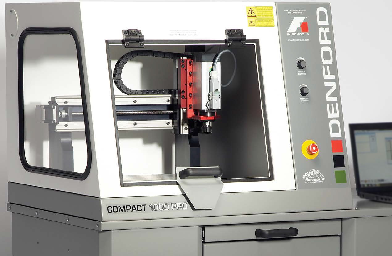 Router CNC para crear prototipos tridimensionales en madera, materiales sintéticos y metales no ferrosos Compact 1000