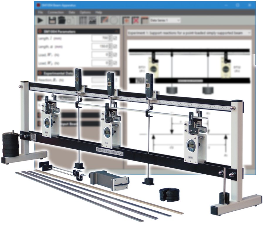 Aparato para ensayar vigas y estudiar su comportamiento SM1004