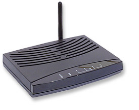 Ruteador inalámbrico 4x10/100 y modem DSL integrado 522236