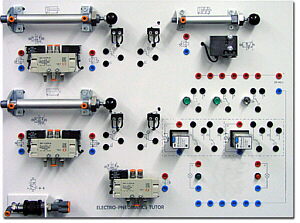 Entrenador Básico sobre Electro-Neumática Industrial 36-200