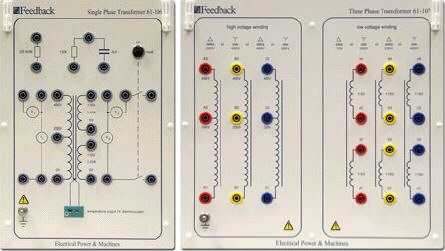 Módulo Powerframes p/el estudio de Transformadores Monofásicos y Trifásicos en Laboratorios de Electrotecnia 60-070-TFM