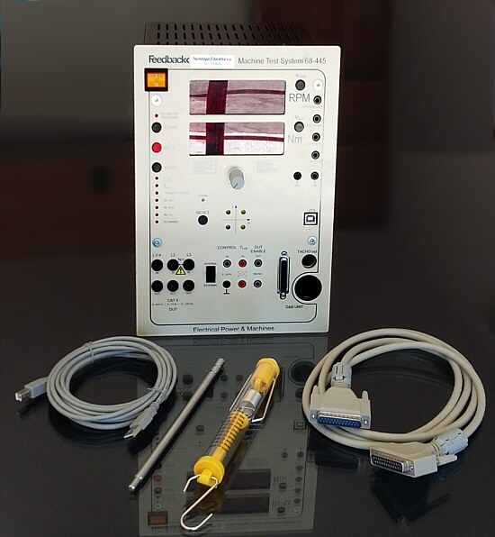 Panel de control electrónico p/sistema de ensayo de máquinas eléctricas 68-445