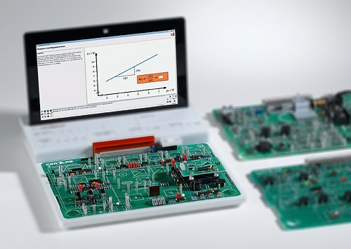 Placa p/prácticas Básicas con Sistemas de Control de Procesos COM3Lab Ctrol 1