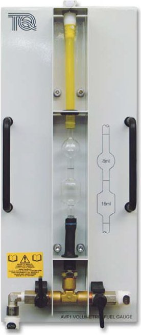 Medidor volumétrico de precisión de consumo de combustible, con accionamiento y lectura manuales AVF1