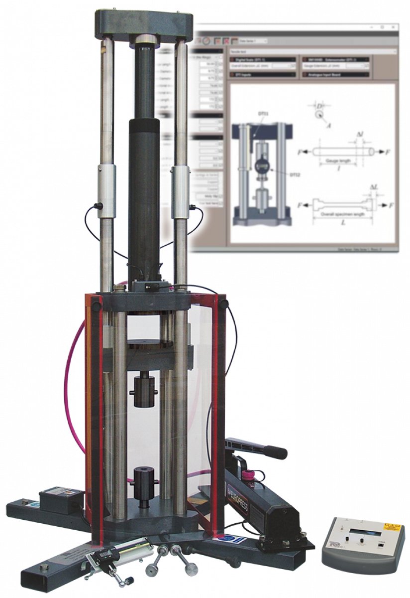 Máquina de Universal de Ensayos, hasta 60 kN en tracción y 100 kN en compresión SM1000