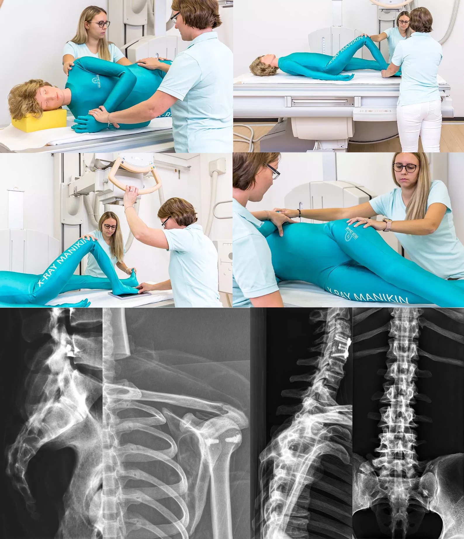 Maniqui de cuerpo entero para prácticas de diagnóstico por imágenes con RX EZ 7200
