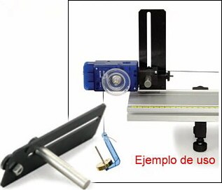 Accesorio p/encoders de las líneas Science Workshop y PasPort: Soporte p/montar sobre pista p/carritos CI-6692