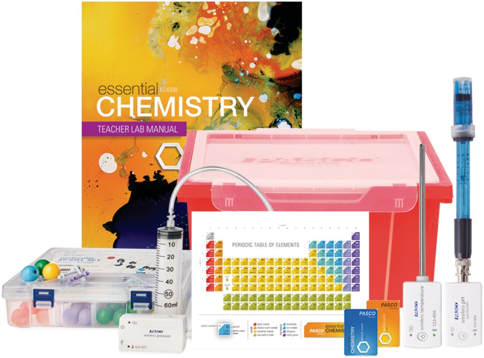 Puesto de laboratorio básico p/la enseñanza de la Química con sensores y TIC EC-6362