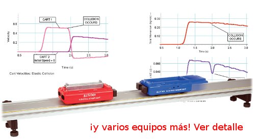 Conjunto p/estudiar experimentalmente la conservación de la cantidad de movimiento EX-5510C