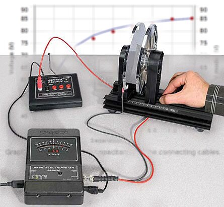 Conjunto p/estudiar experimentalmente la Capacidad Eléctrica desde el punto de vista electrostático EX-5533