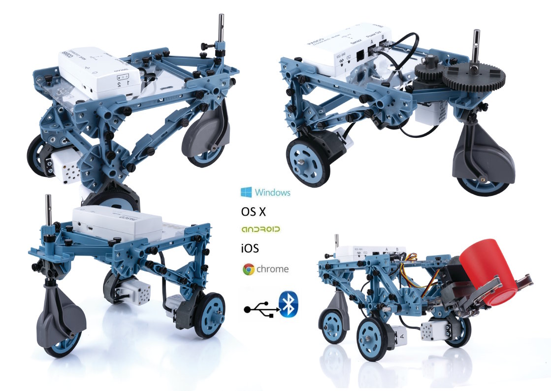 Conjunto de elementos de estructuras para armar un StructureBOT ME-7029