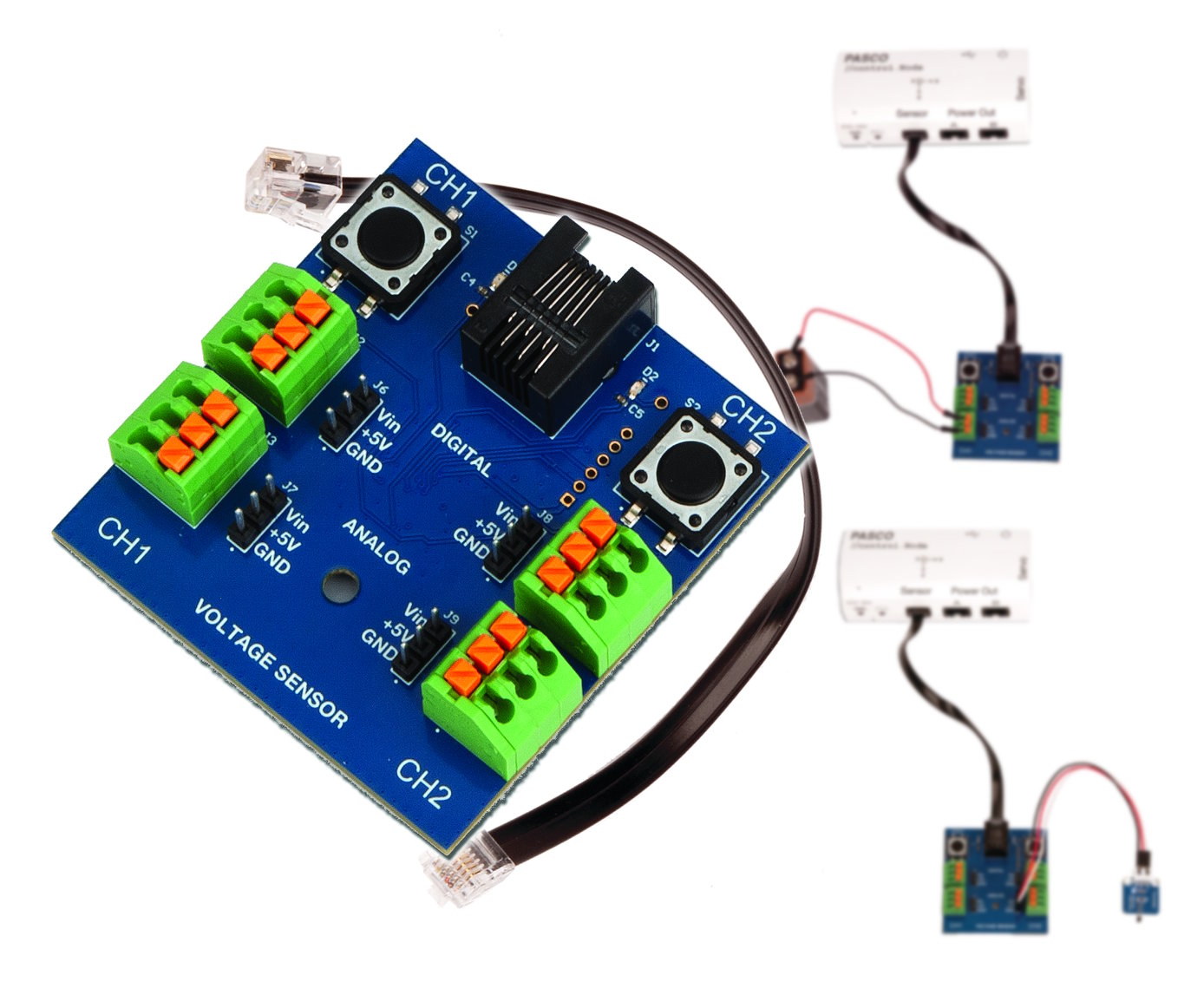 Sensor de tensión (voltaje) para //code.Node PS-3349