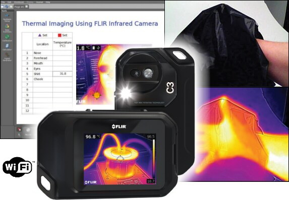 Cámara Termográfica para infrarrojo y visible, compatible con CapStone SE-7128A