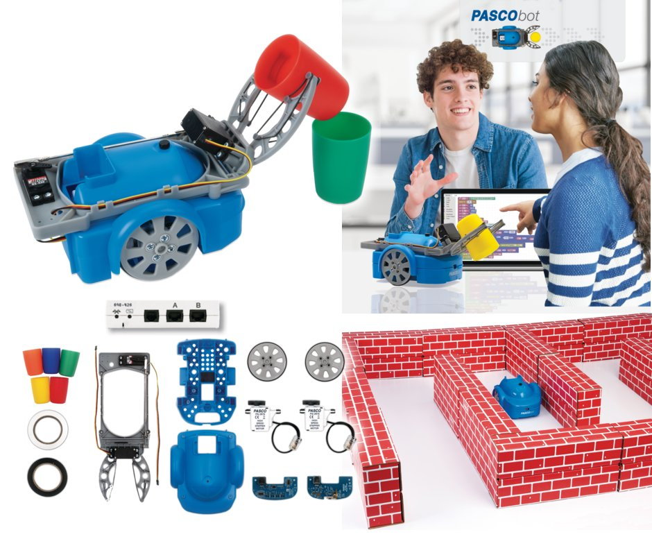 Conjunto para trabajos de proyecto STEM: Robot con gripper ST-7840