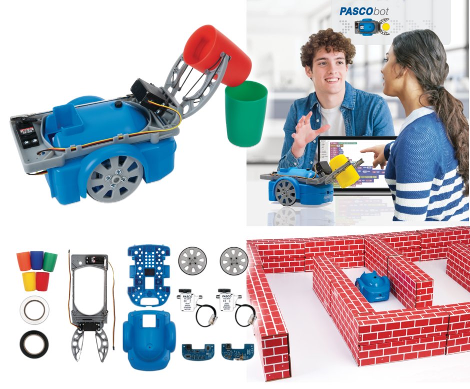 Conjunto para trabajos de proyecto STEM: Robot con gripper (no incluye //code.Node) ST-7841