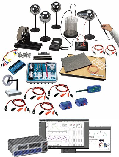 Conjunto p/estudiar Electromagnetismo en el Nivel Superior, c/asistencia computarizada UI-5803