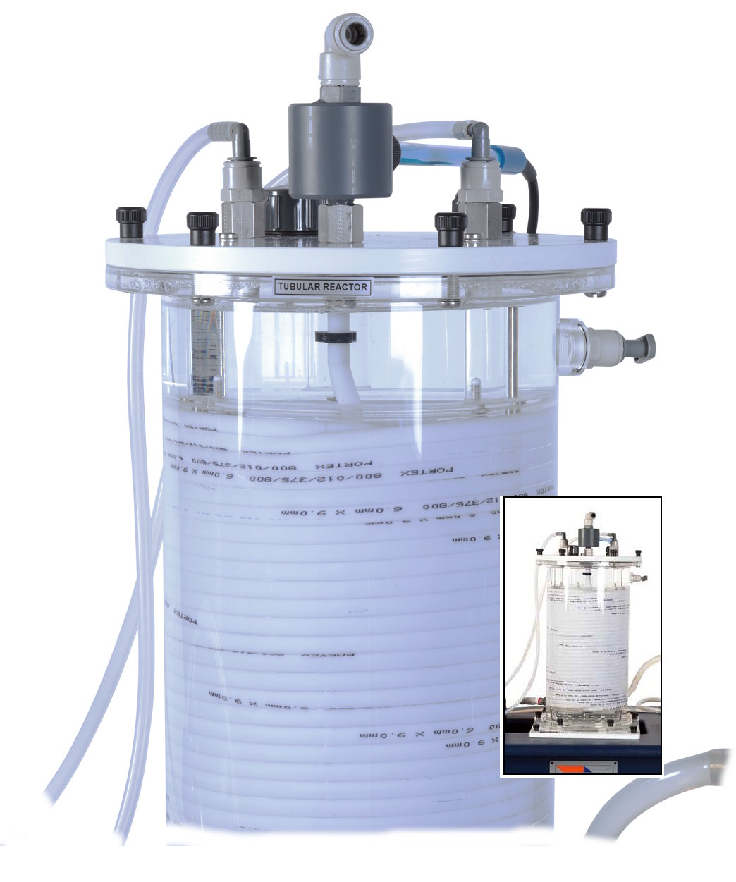 Reactor tubular p/montar sobre módulo de servicios comunes CET-MKII